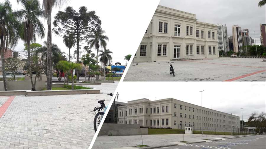 Antigo presídio do Ahú que hoje é o Centro Judiciário de Curitiba.