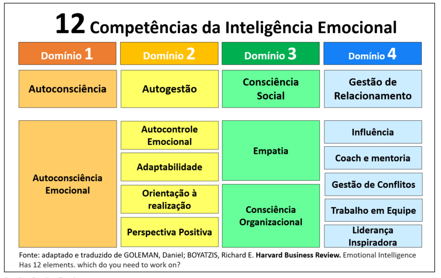 12 competências da Inteligência Emocional